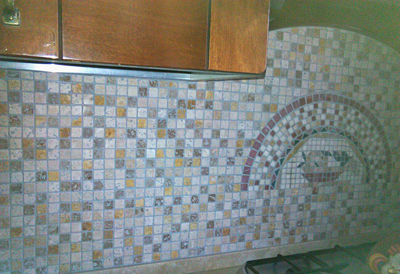 Rivestimenti in mosaico in cucina